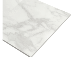 Carrelage mur intérieur effet marbre blanc carrare Murano l.40 x L.80 cm